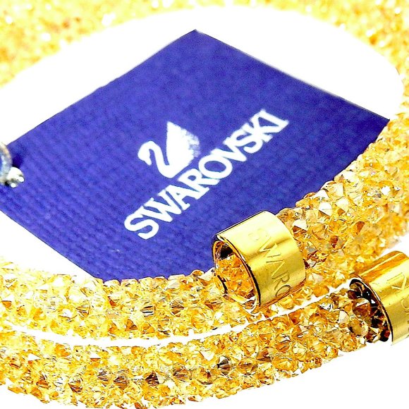 Swarovski Gold Crystal Dust bracelet - Picture 3 of 4